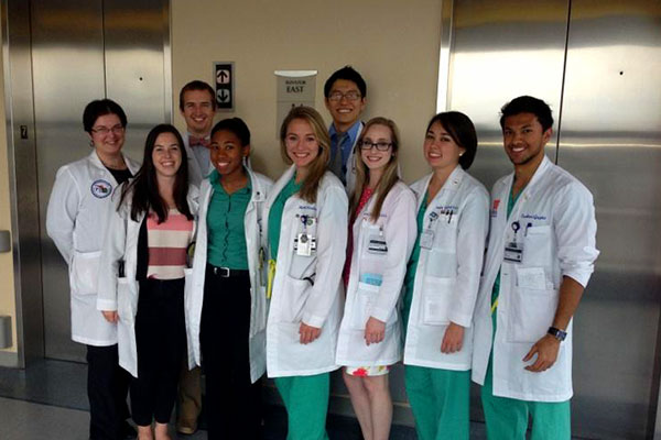 University of Florida medical students at UF Health Jacksonville